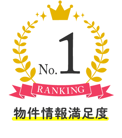物件情報満足度 No.1